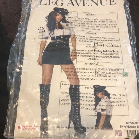 Sexy Captain Halloween costume!!